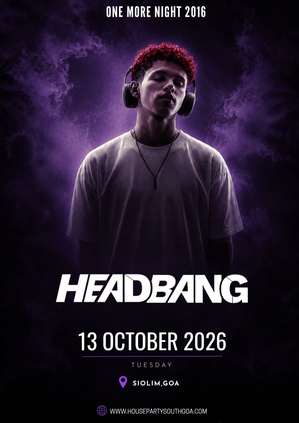 Headbang — DJ — House Party Goa 2026, 13 October 2026, Siolim, Goa