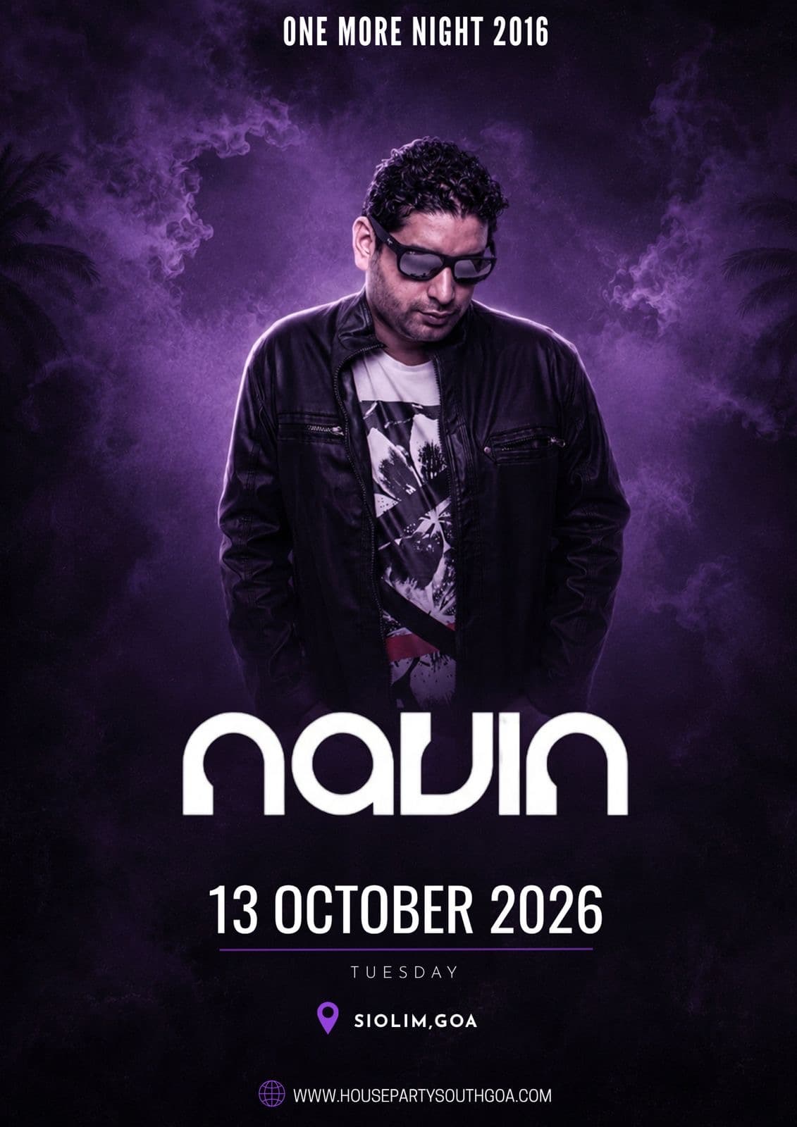 Navin Rodrigues — DJ — House Party Goa 2026, 13 October 2026, Siolim, Goa