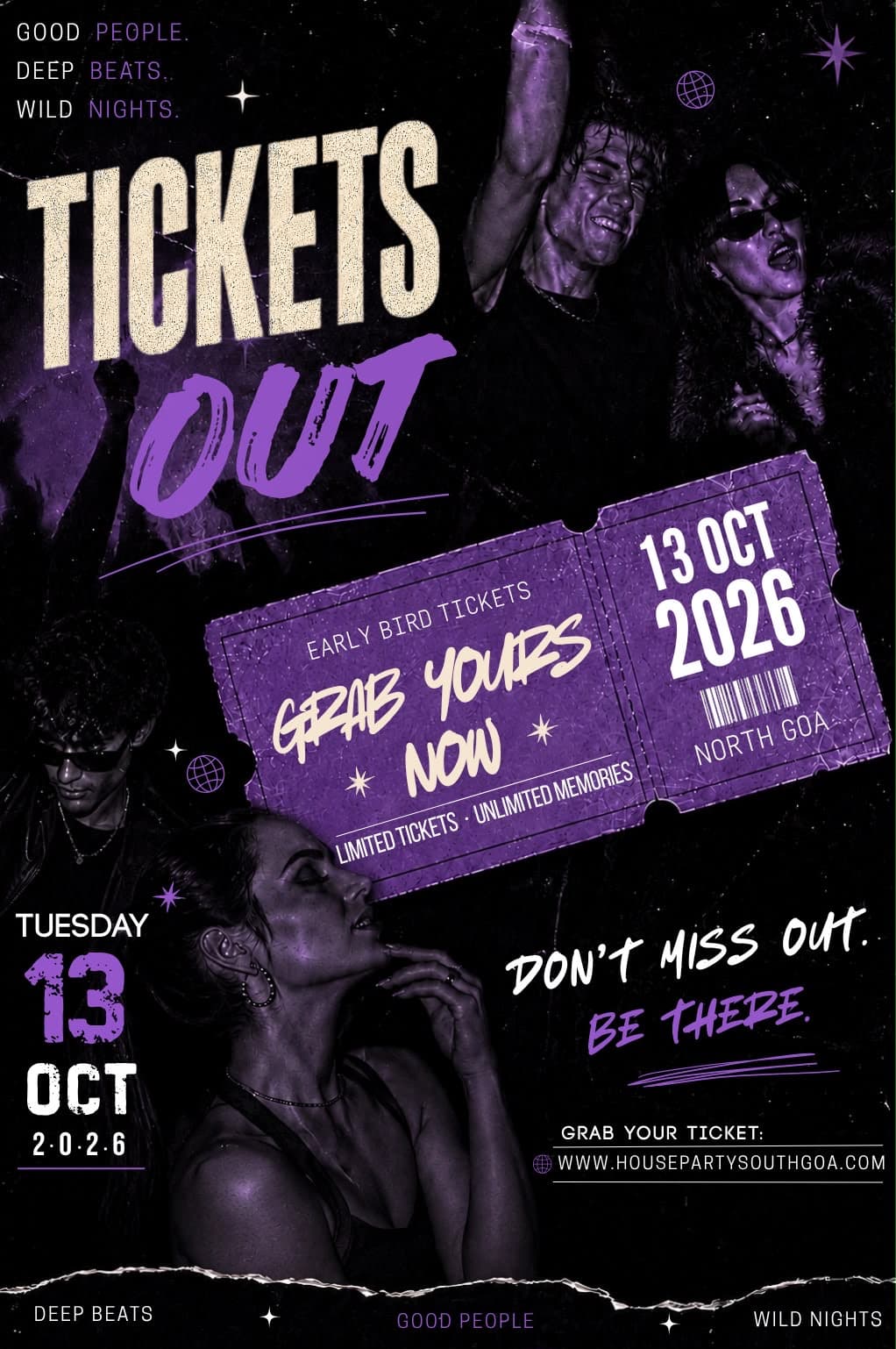 Tickets Out — grab yours now